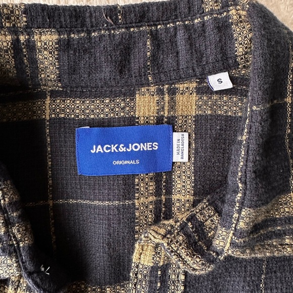 Jack & Jones Men’s Button Down Flannel Shirt - Picture 8 of 14